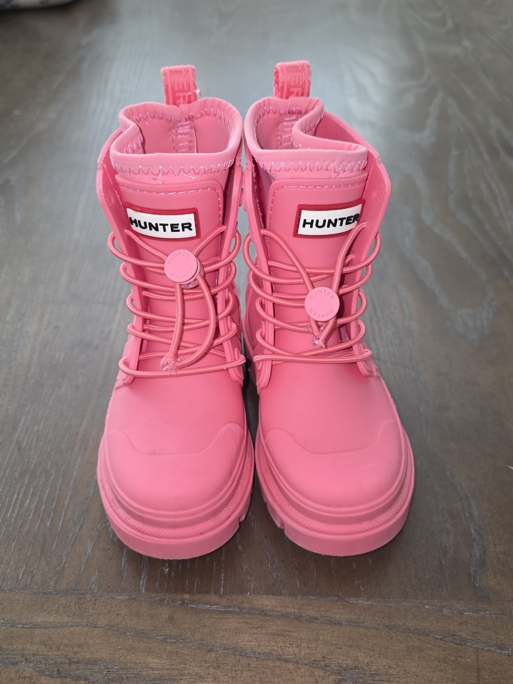 Hunter Kids' Pink Rain Boots